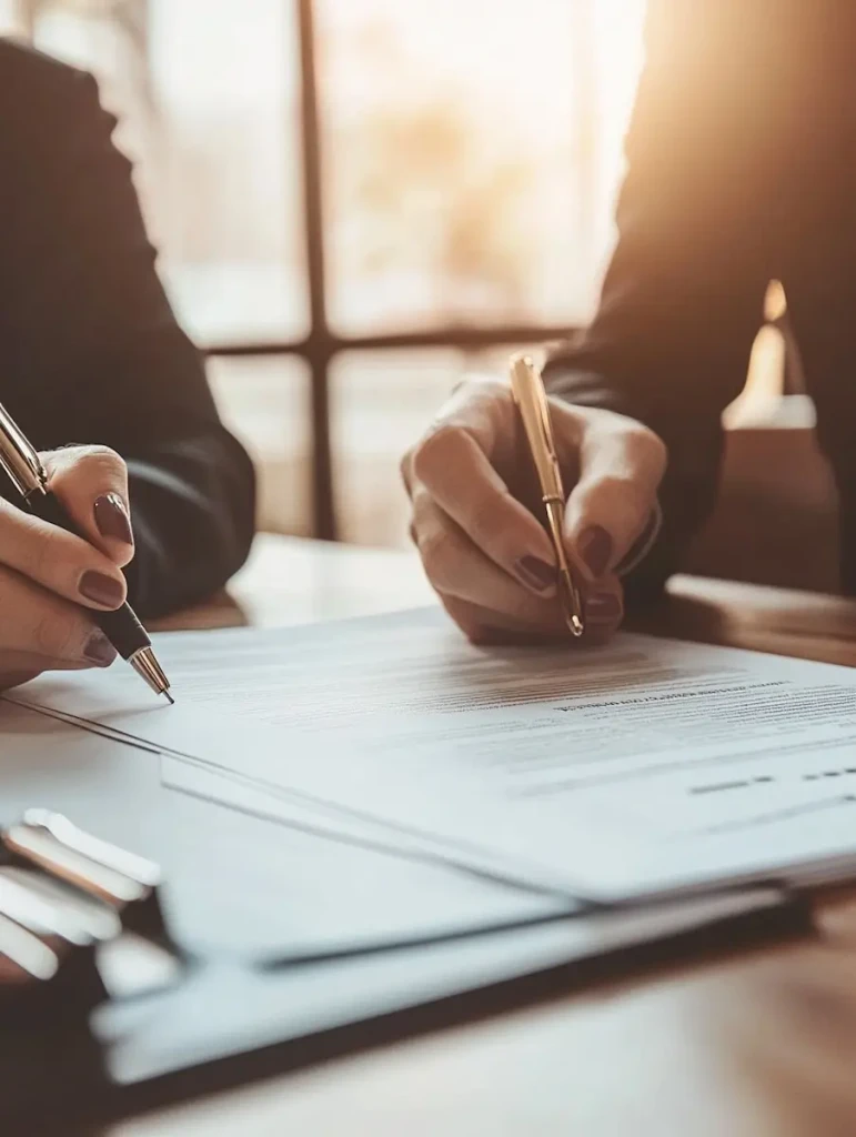 Document Signing Scene